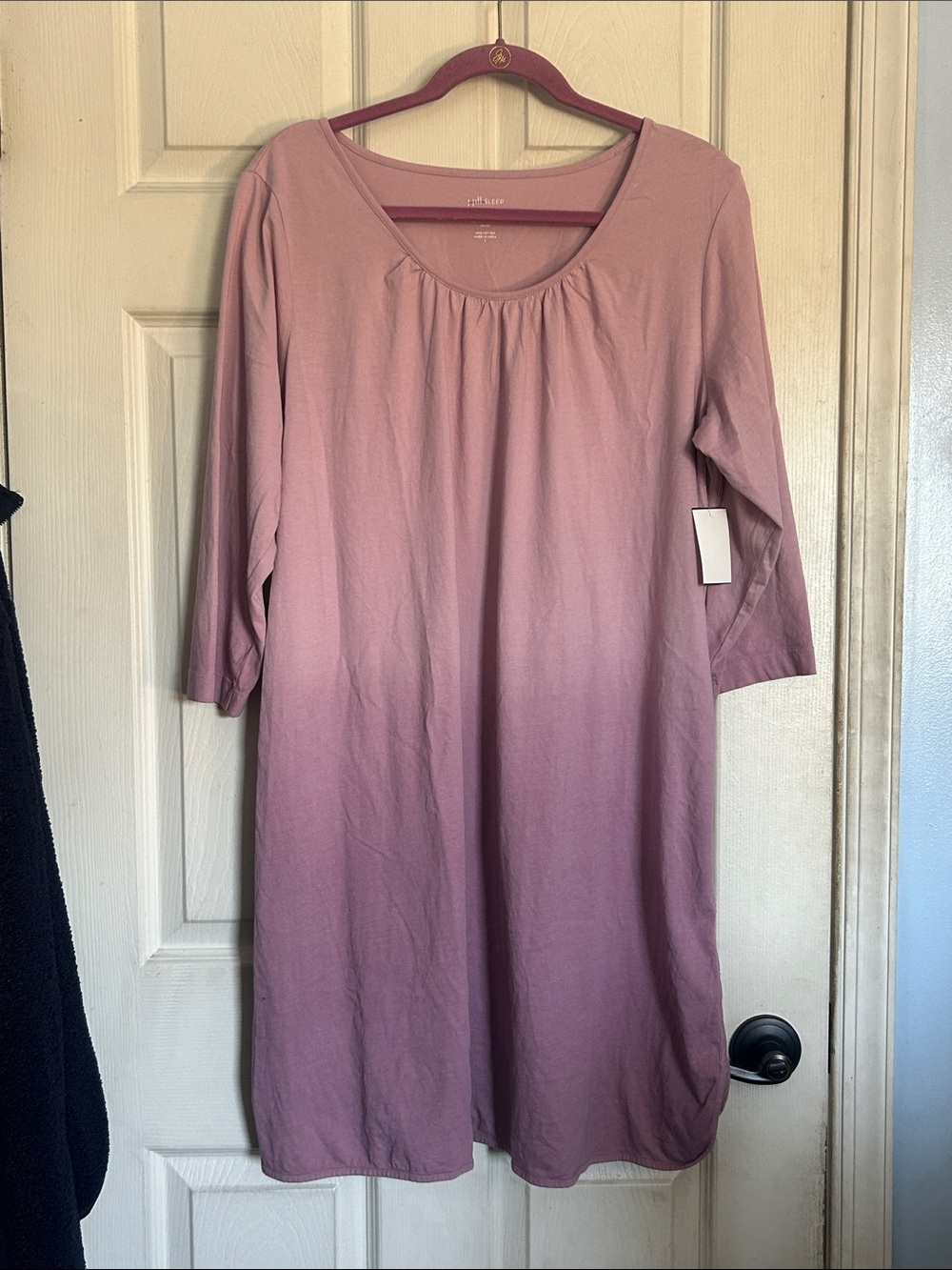 J. Jill sleep cloud soft cotton shirttail gown size large